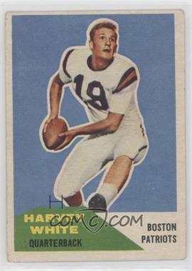 1960 Fleer - [Base] #1 - Harvey White [Good to VG‑EX]