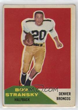 1960 Fleer - [Base] #10 - Bob Stransky