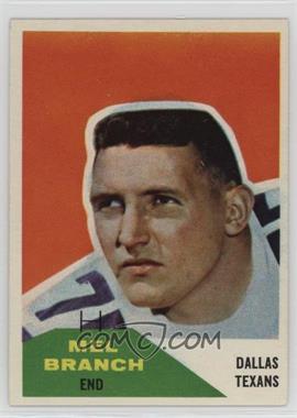 1960 Fleer - [Base] #100 - Mel Branch