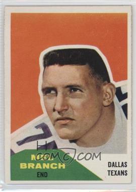 1960 Fleer - [Base] #100 - Mel Branch