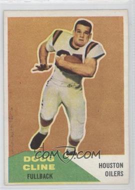 1960 Fleer - [Base] #109 - Doug Cline [Noted]