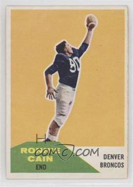 1960 Fleer - [Base] #114 - Ronnie Cain