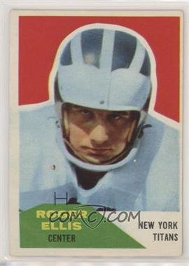 1960 Fleer - [Base] #119 - Roger Ellis