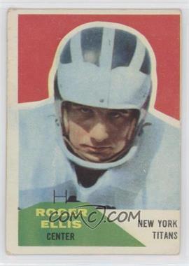 1960 Fleer - [Base] #119 - Roger Ellis