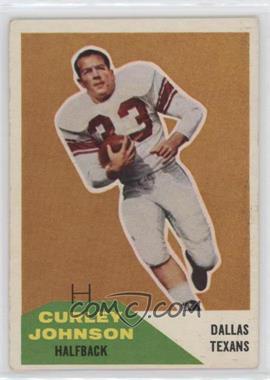 1960 Fleer - [Base] #123 - Curley Johnson [Good to VG‑EX]