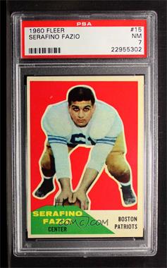 1960 Fleer - [Base] #15 - Foge Fazio [PSA 7 NM]