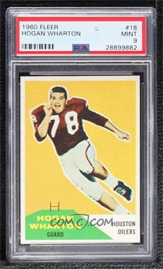 1960 Fleer - [Base] #18 - Hogan Wharton [PSA 9 MINT]