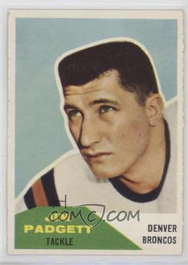 1960 Fleer - [Base] #40 - Jim Padgett