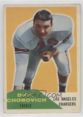 1960 Fleer - [Base] #62 - Dick Chorovich