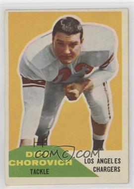 1960 Fleer - [Base] #62 - Dick Chorovich