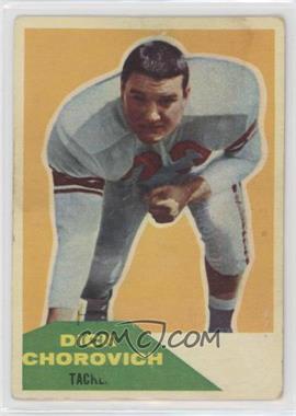 1960 Fleer - [Base] #62 - Dick Chorovich