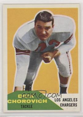 1960 Fleer - [Base] #62 - Dick Chorovich