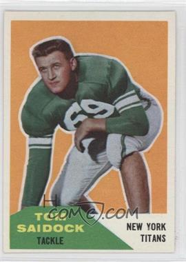 1960 Fleer - [Base] #64 - Tom Saidock