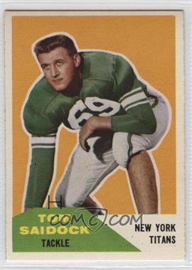 1960 Fleer - [Base] #64 - Tom Saidock