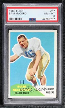 1960 Fleer - [Base] #67 - Sam McCord [PSA 8 NM‑MT]