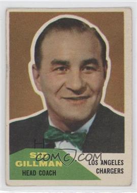 1960 Fleer - [Base] #7 - Sid Gillman [Good to VG‑EX]