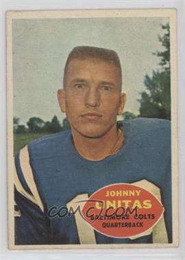 1960 Topps - [Base] #1 - Johnny Unitas