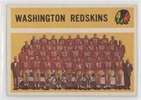 Checklist (Washington Redskins Team) [Good to VG‑EX]