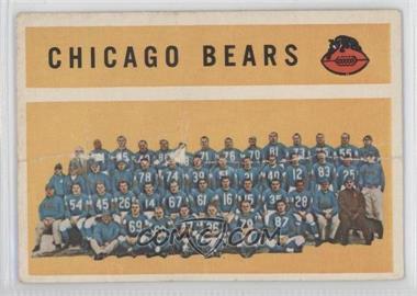 1960 Topps - [Base] #21 - Chicago Bears Team [Poor to Fair]