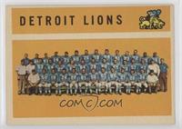 Detroit Lions Team