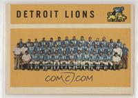 Detroit Lions Team