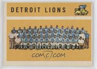 Detroit Lions Team