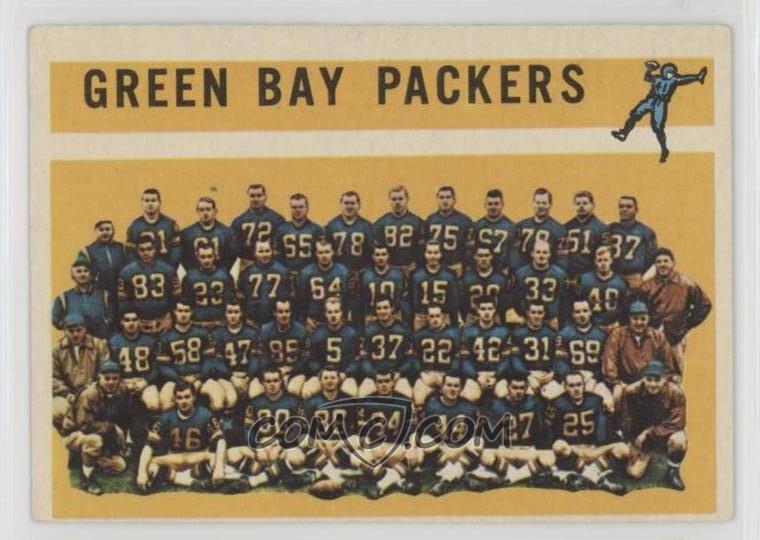 1960 Topps Base 60 Green Bay Packers Team