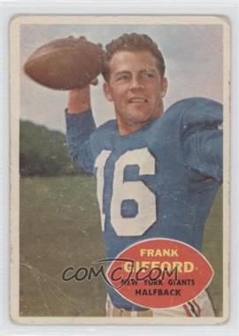 1960 Topps - [Base] #74 - Frank Gifford [Poor to Fair]