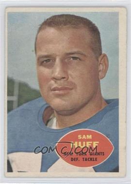 1960 Topps - [Base] #80 - Sam Huff [Good to VG‑EX]