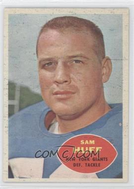 1960 Topps - [Base] #80 - Sam Huff [Noted]