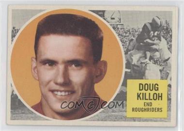 1960 Topps CFL - [Base] #57 - Doug Killoh [Good to VG‑EX]
