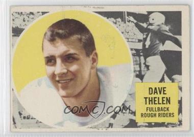1960 Topps CFL - [Base] #67 - Dave Thelen [Good to VG‑EX]