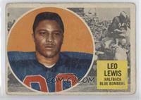 Leo Lewis [Poor to Fair]