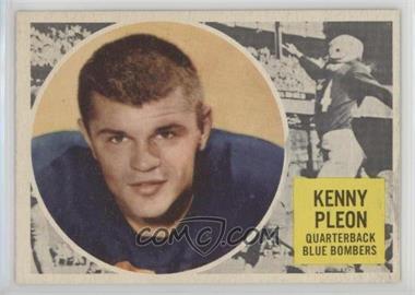 1960 Topps CFL - [Base] #84 - Kenny Ploen (Last name misspelled)