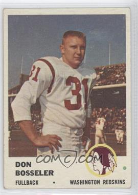 1961 Fleer - [Base] #109 - Don Bosseler