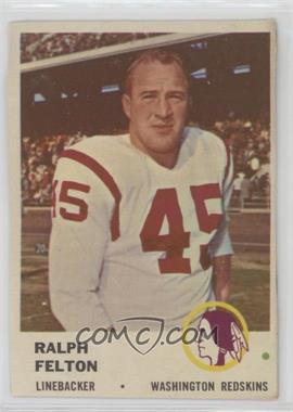 1961 Fleer - [Base] #115 - Ralph Felton [Altered]