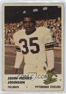 1961 Fleer - [Base] #118 - John Henry Johnson [Good to VG‑EX]