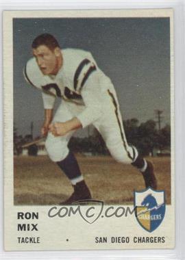 1961 Fleer - [Base] #162 - Ron Mix