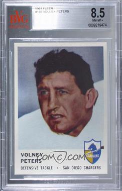 1961 Fleer - [Base] #165 - Volney Peters [BVG 8.5 NM‑MT+]