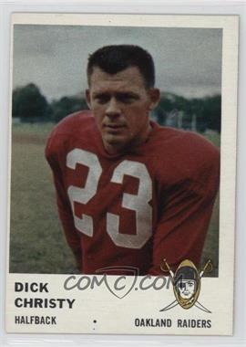 1961 Fleer - [Base] #190 - Dick Christy