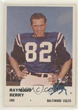 1961 Fleer - [Base] #33 - Raymond Berry