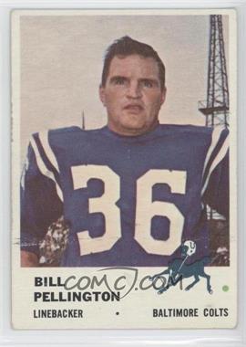 1961 Fleer - [Base] #36 - Bill Pellington