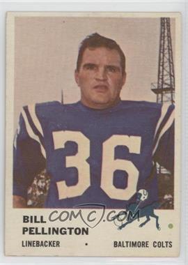 1961 Fleer - [Base] #36 - Bill Pellington