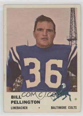 1961 Fleer - [Base] #36 - Bill Pellington