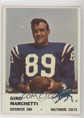 1961 Fleer - [Base] #37 - Gino Marchetti