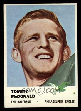 1961 Fleer - [Base] #51 - Tommy McDonald [EX MT]