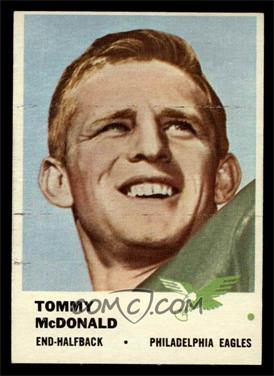 1961 Fleer - [Base] #51 - Tommy McDonald [EX]