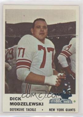 1961 Fleer - [Base] #76 - Dick Modzelewski