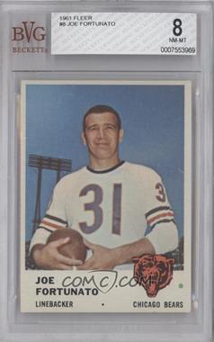 1961 Fleer - [Base] #8 - Joe Fortunato [BVG 8 NM‑MT]