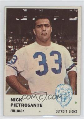 1961 Fleer - [Base] #80 - Nick Pietrosante